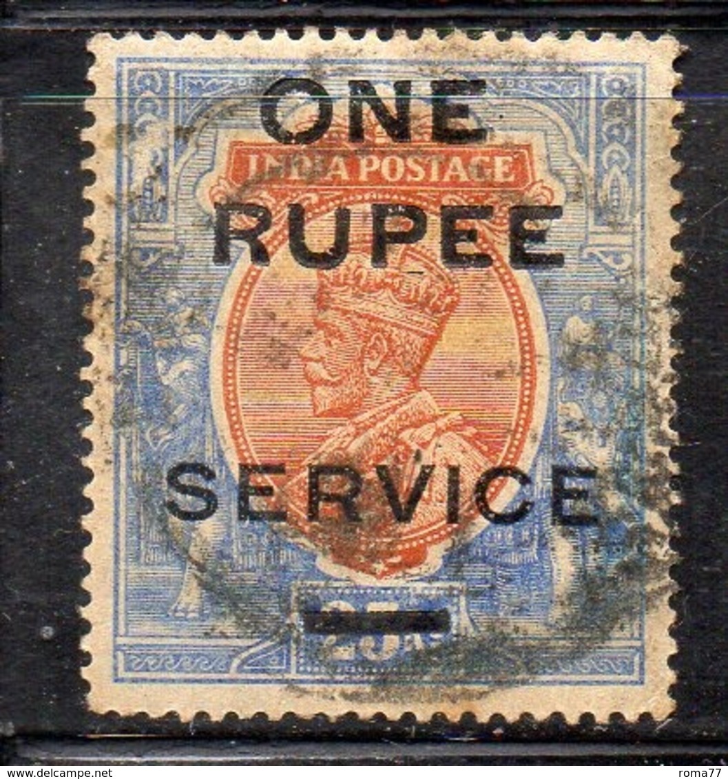 APR1152a - INDIA 1925, Servizio Yvert  N. 74  Usato  (2380A). - 1902-11  Edward VII