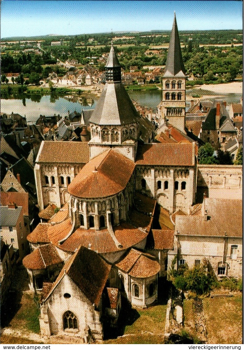 ! [58] CPM La Charite Sur Loire, Eglise Notre Dame, 1994, Kirche, Frankreich - La Charité Sur Loire