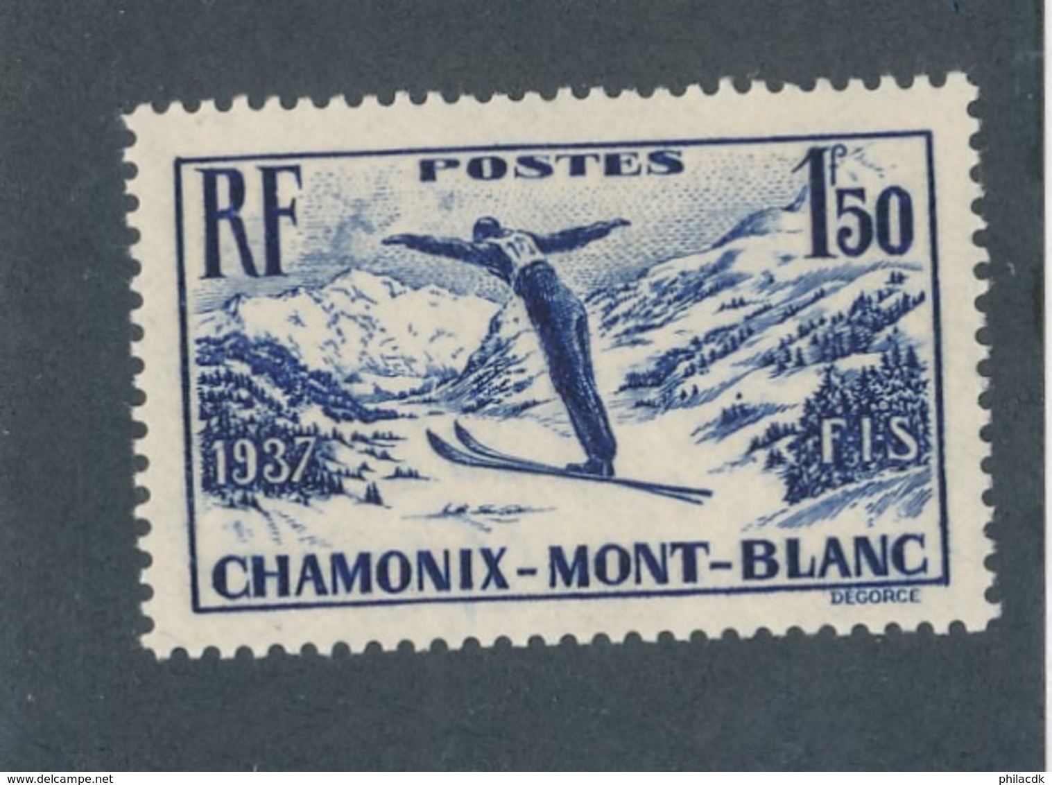 FRANCE - N°YT 334 NEUF** SANS CHARNIERE - COTE YT : 16€ - 1937 - Neufs