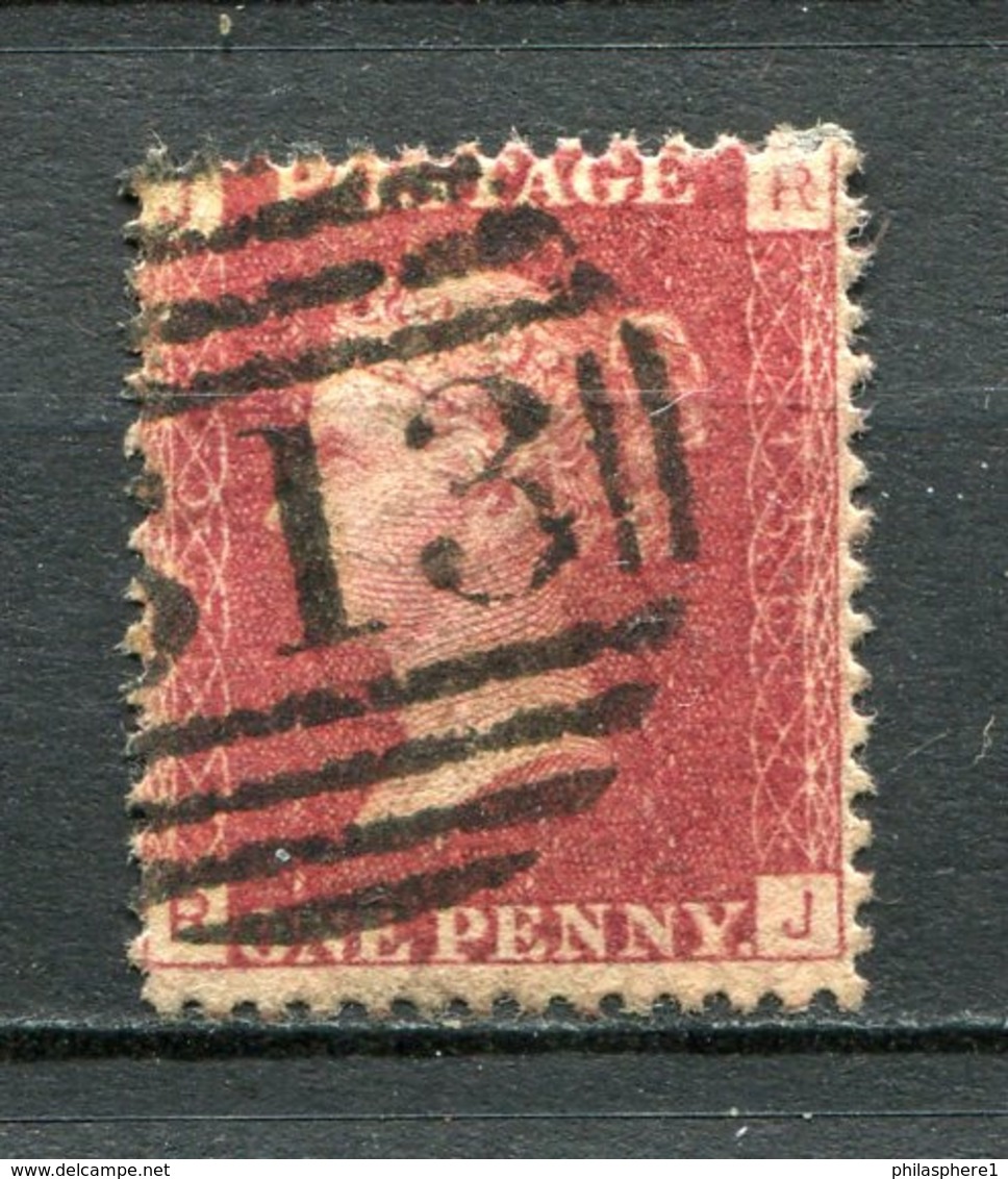 Great Britain Nr.16 Platte:156     (R-J)      O  Used      (1168) - Oblitérés