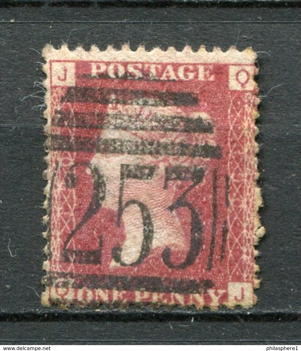 Great Britain Nr.16 Platte:190     (Q-J)      O  Used      (1187) - Usati