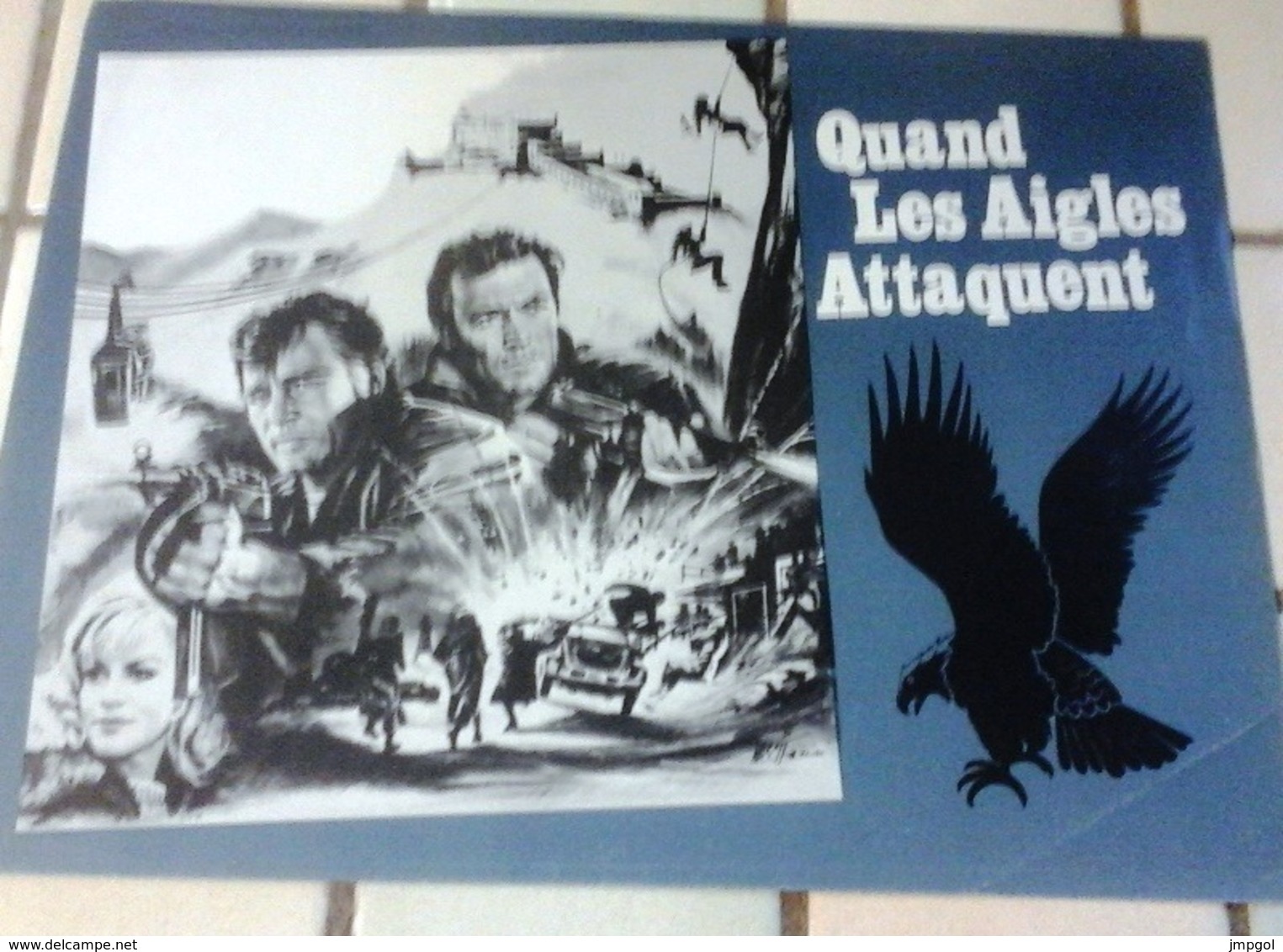 Dossier De Presse "Quand Les Aigles Attaquent" Clint Eastwood Richard Burton - Cinema Advertisement