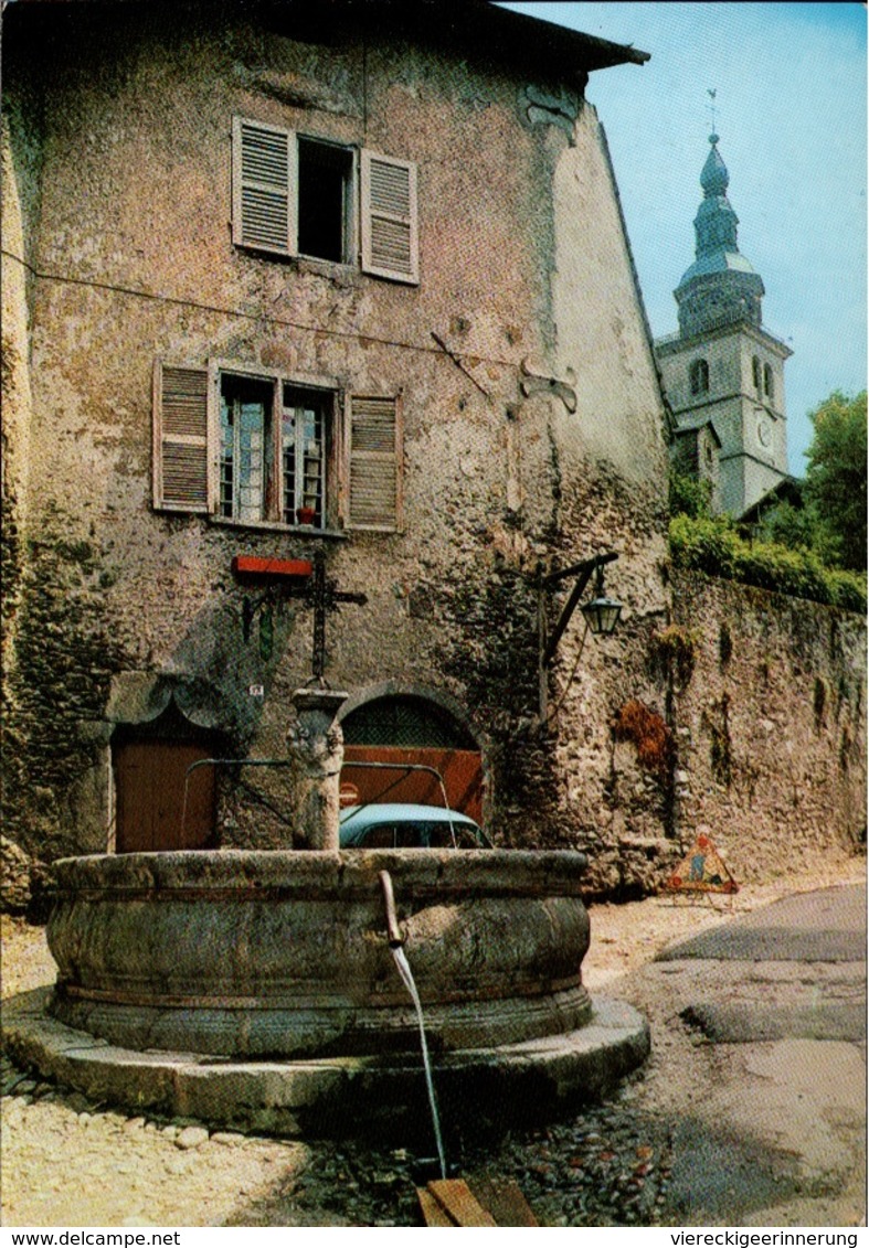 ! [73] CPM, Albertville, 1985, Frankreich, Brunnen - Albertville