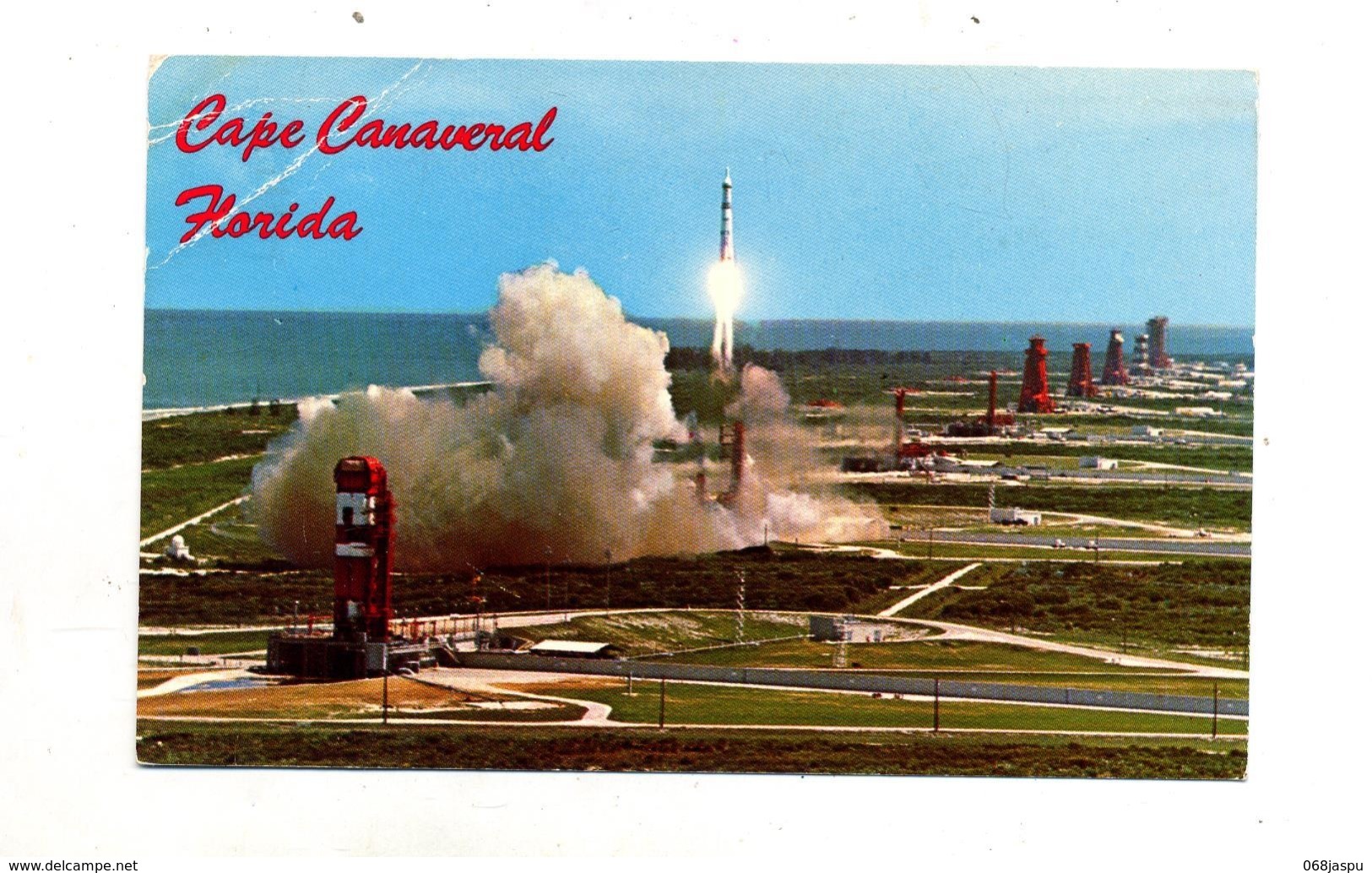 Carte Aire Tir Cap Canaveral Flamme Muette Melbourne Sur Lincoln - Autres & Non Classés