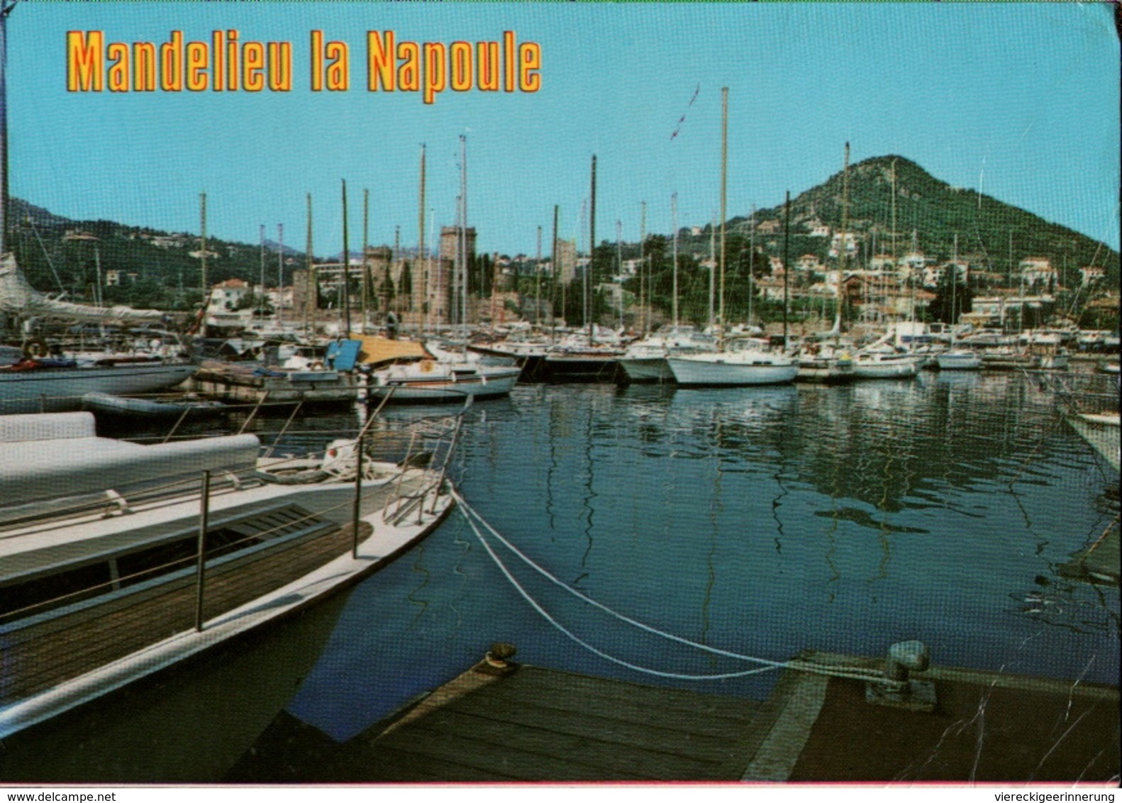 ! [06] 1982, Mandelieu-la-Napoule, Le Port, Yachts, Hafen, Ships, Harbour, Frankreich - Other & Unclassified
