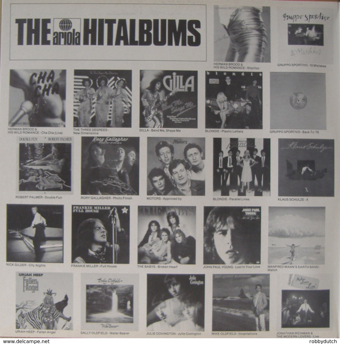 * 2LP * THE ARIOLA HITSINGLES - Boney M., Blondie, Herman Brood, Babys, Three Degrees A.o. (Holland 1979 EX!!!) - Compilations