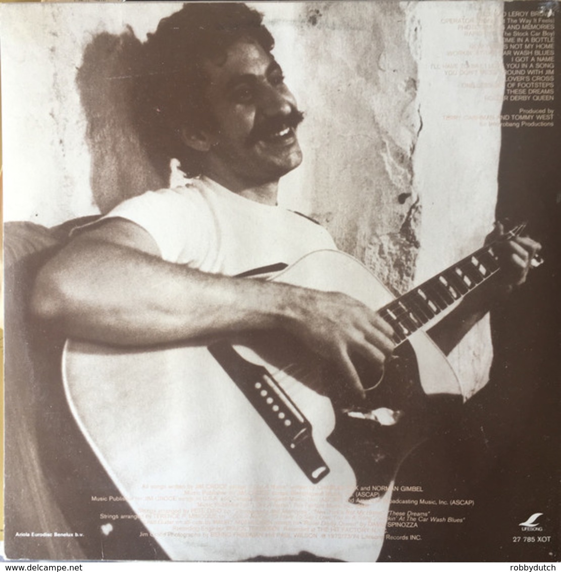 * LP * JIM CROCE - PHOTOGRAPHS & MEMORIES (HIS GREATEST HITS) - Country & Folk