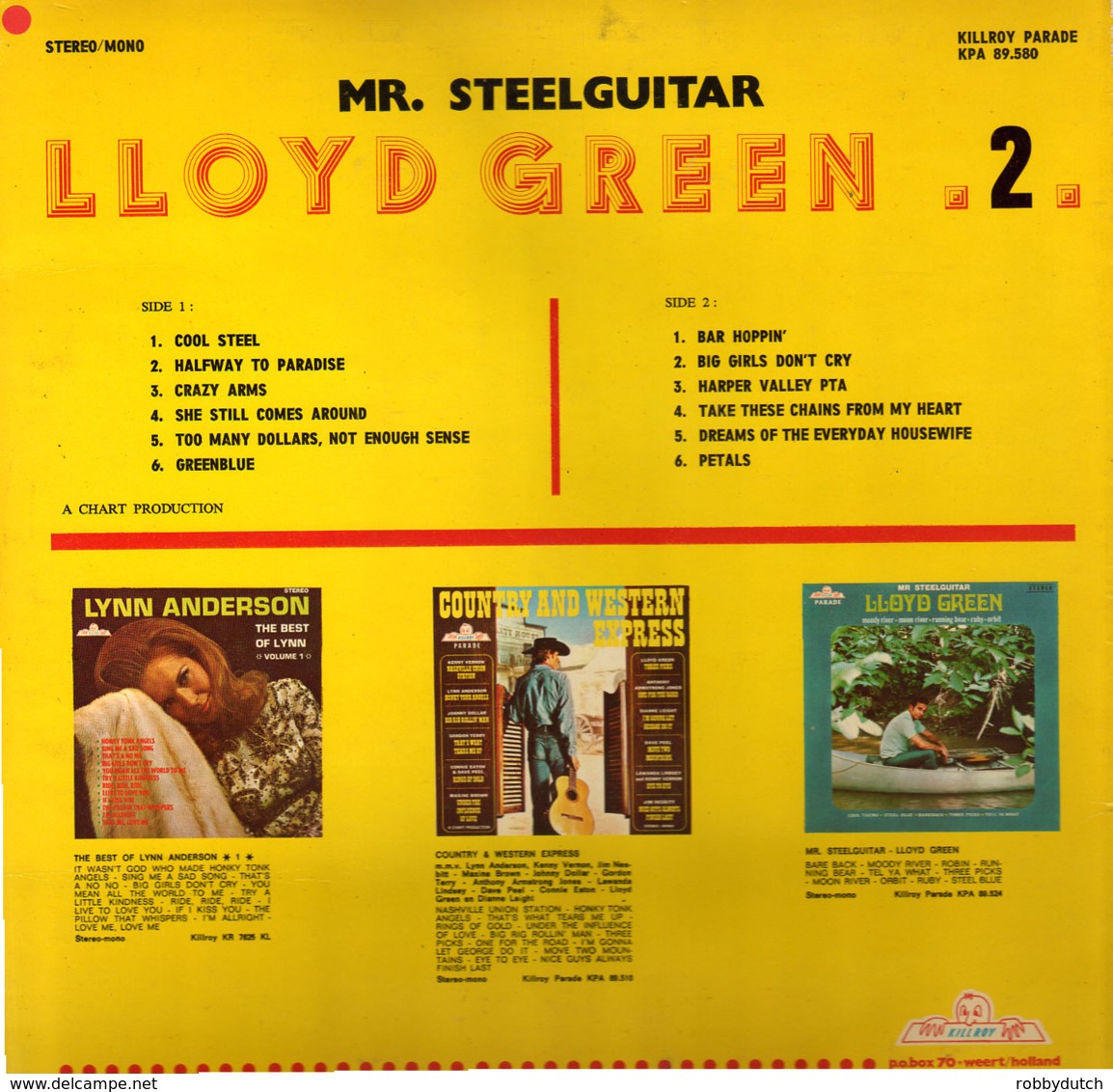 * LP *  LLOYD GREEN - MR STEELGUITAR Vol.2 - Country En Folk