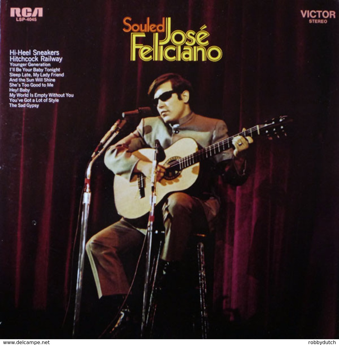 * LP *  JOSÉ FELICIANO - SOULED (Germany 1968) - Disco & Pop