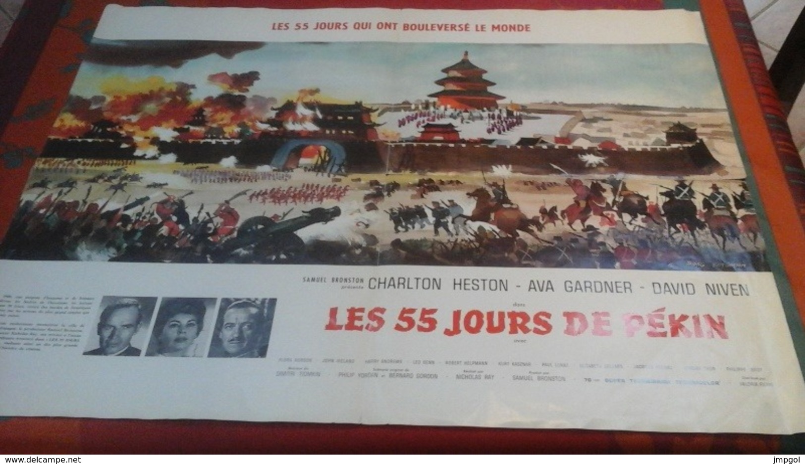 Dossier De Presse "55 Jours De Pékin" Charlton Heston Ava Gardner David Niven - Werbetrailer