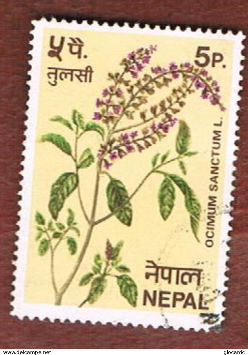 NEPAL  -  SG 396 - 1980  HERBS  -  USED ° - Nepal