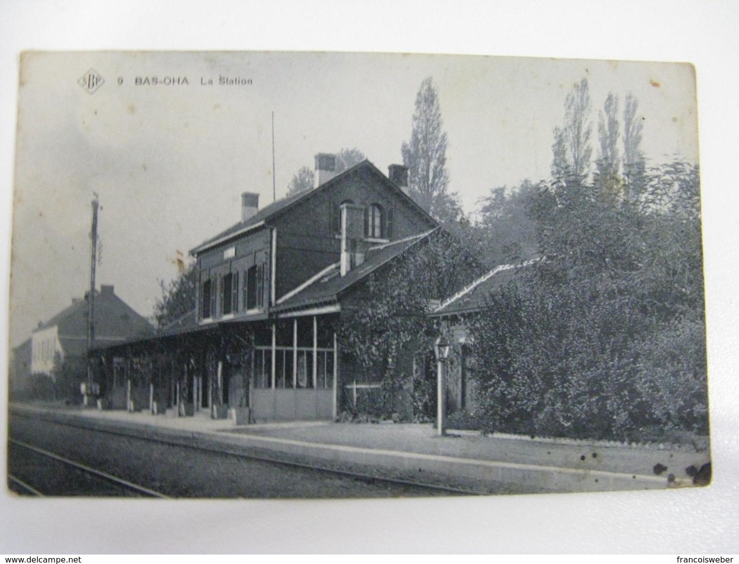 Ancien Carte De Bas-oha La Station - Wanze