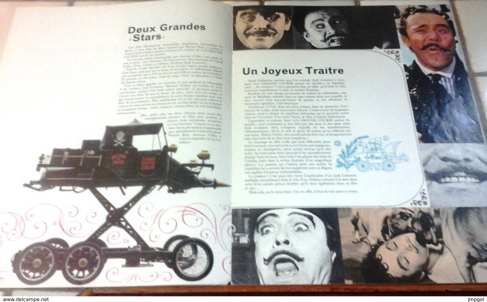 Dossier De Presse "La Grande Course Autour Du Monde" Blake Edwards Tony Curtis Jack Lemmon Natalie Wood Peter Falk - Werbetrailer