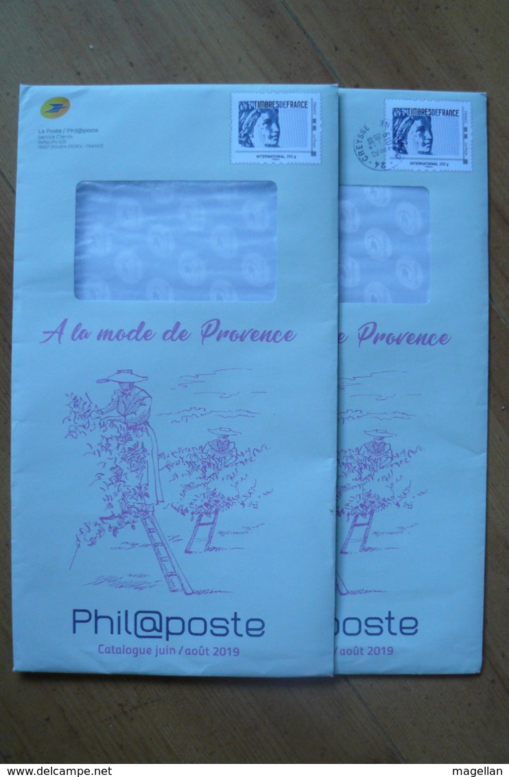 Entier Postal Phil@poste - 2 Exemplaires - Neuf & Oblitéré -  A La Mode De Provence - Prêts-à-poster:Stamped On Demand & Semi-official Overprinting (1995-...)