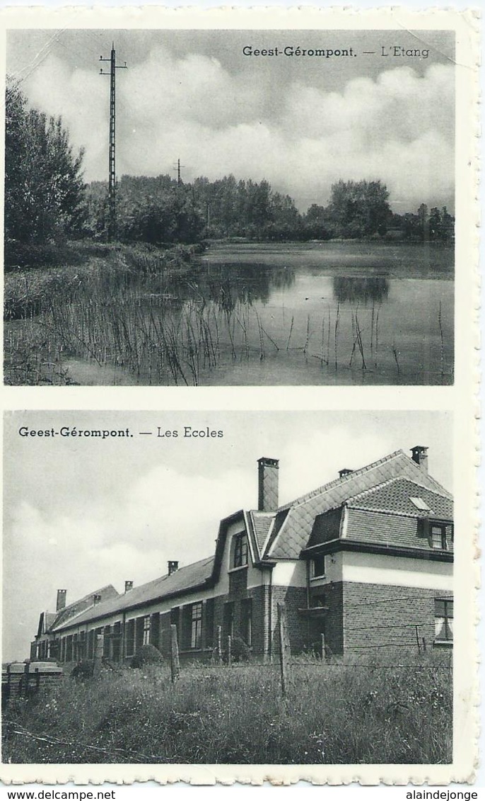 Geest-Gérompont - L'Etang - Les Ecoles - Imp. Daussogne-Duchenne - 1960 - Ramillies