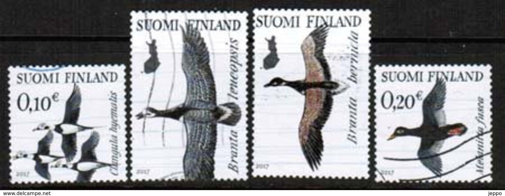 2017 Finland Birds, Complete Set Used. - Used Stamps