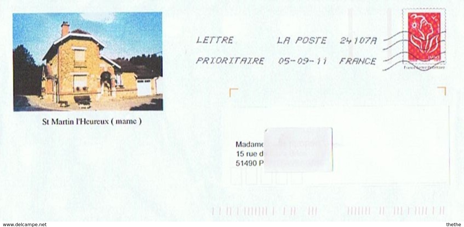 St Martin L'Heureux (Marne) - Prêts-à-poster: Repiquages /Lamouche