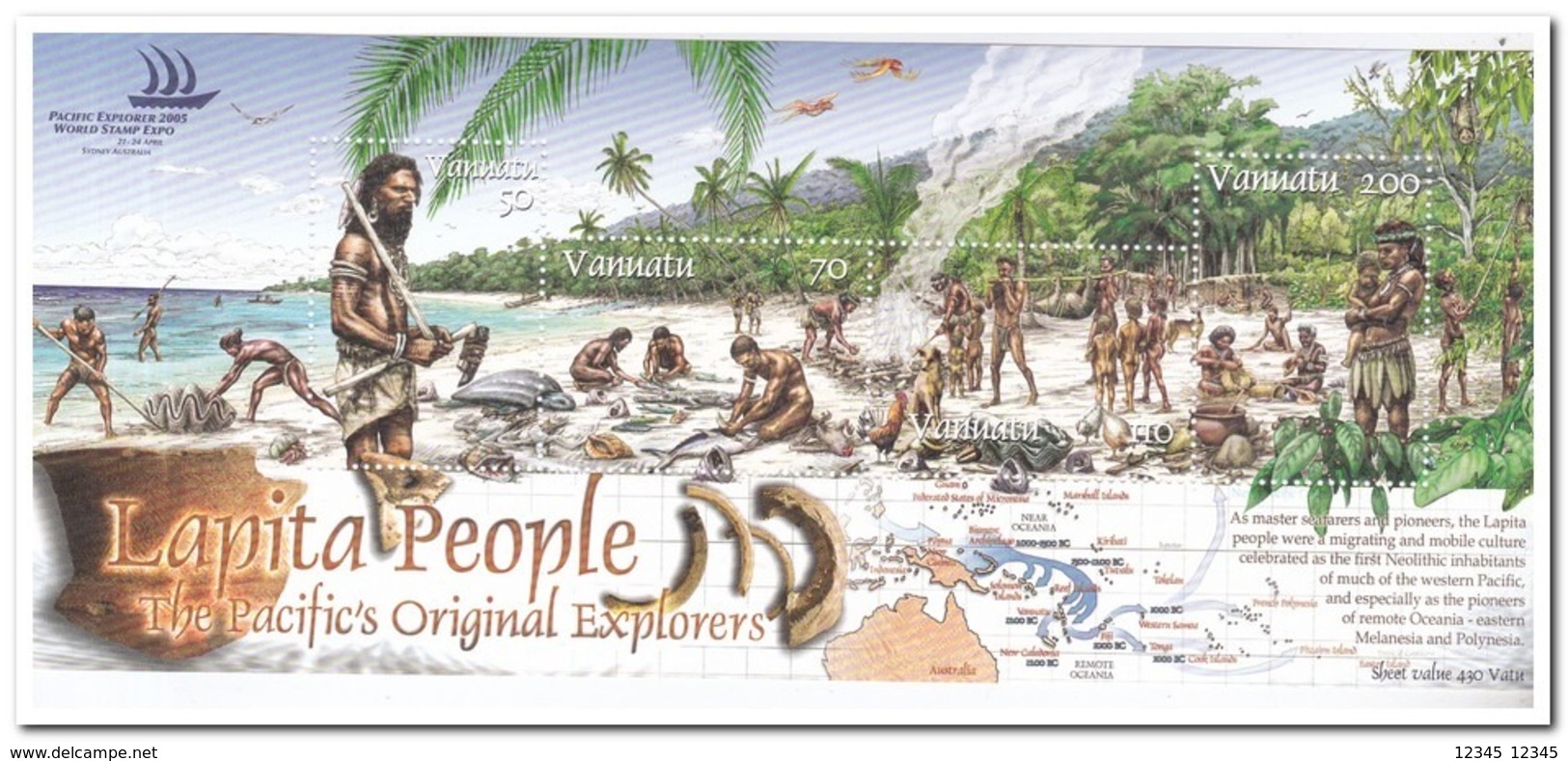 Vanuatu 2005, Postfris MNH, Birds, Shells, Fish, Turtle - Vanuatu (1980-...)