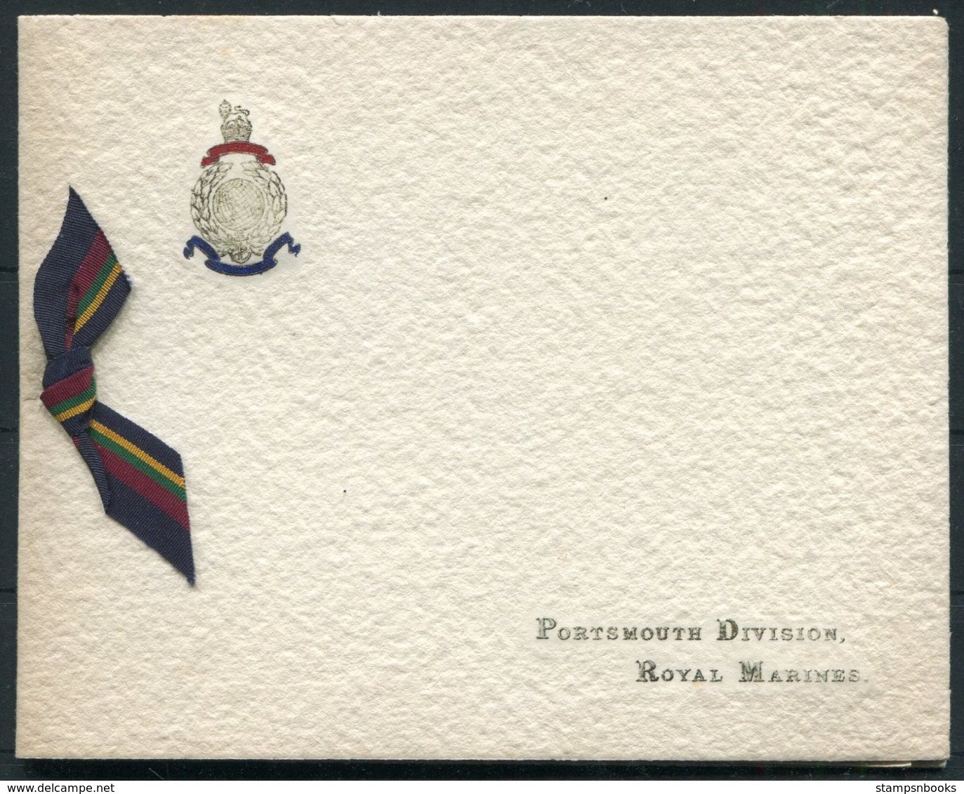 Portsmouth Division Royal Marines Christmas Card - Documents