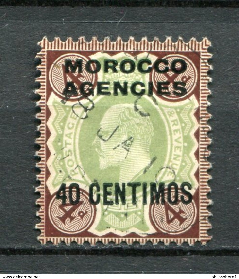 Great Britain Post In Marokko Nr.40           O  Used      (1257) - Oficinas En  Marruecos / Tanger : (...-1958