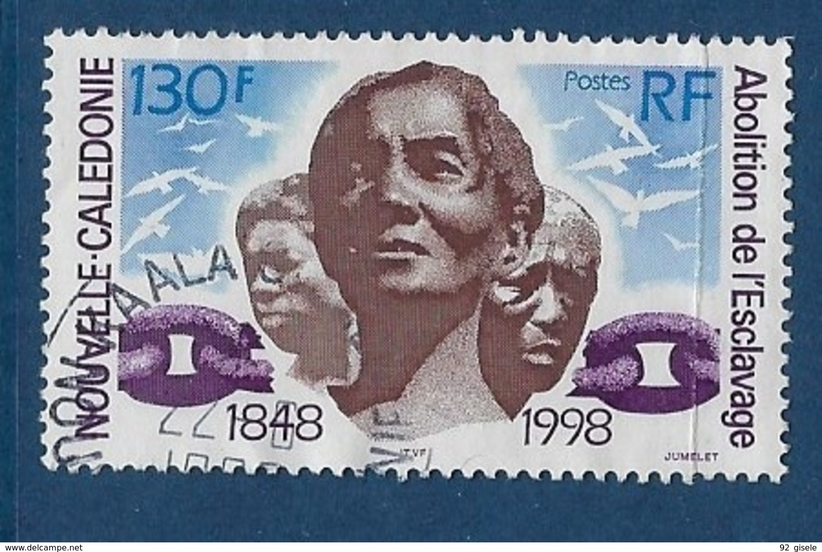 Nle-Caledonie YT 756 " Abolition Esclavage " 1998 Oblitéré - Used Stamps