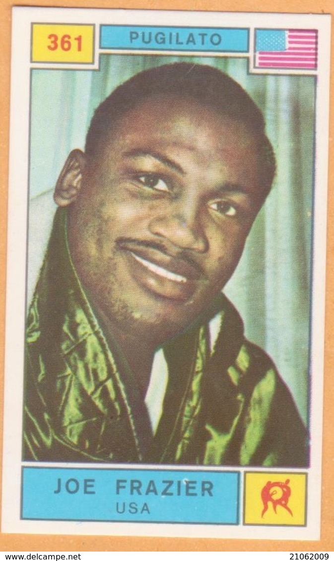 Figurina Sticker Campioni Dello Sport 1969-70 Panini - 361 JOE FRAZIER - Pugilato - Edizione Italiana