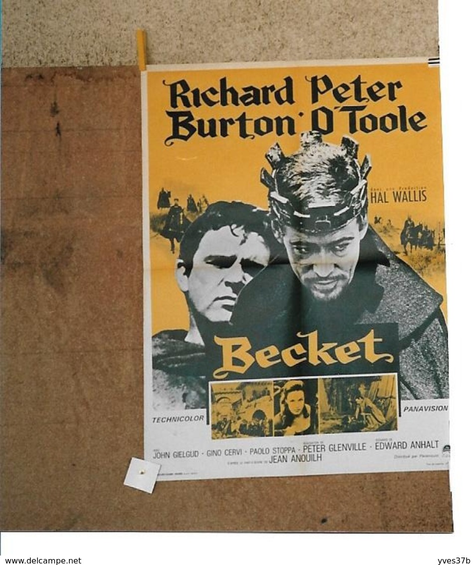 "Becket" Richard Burton, Peter O'Toole...1964 - 60x80 - TTB - Plakate & Poster