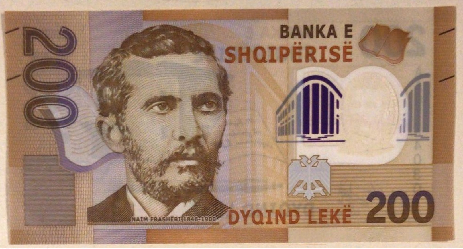 Albania 200 Leke P-new 2019 REPLACEMENT UNC Polymer Banknote - Albania
