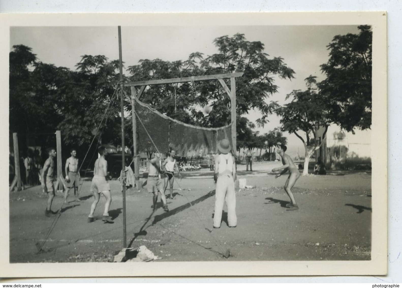 Tunisie Tunis Carthage Présence Militaire Française 12 Anciennes Photos 1940 - Afrique