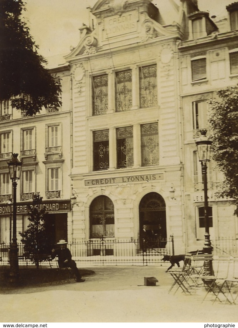 France Vues De Caen Set De 12 Anciennes Photos Amateur 1890 - Orte