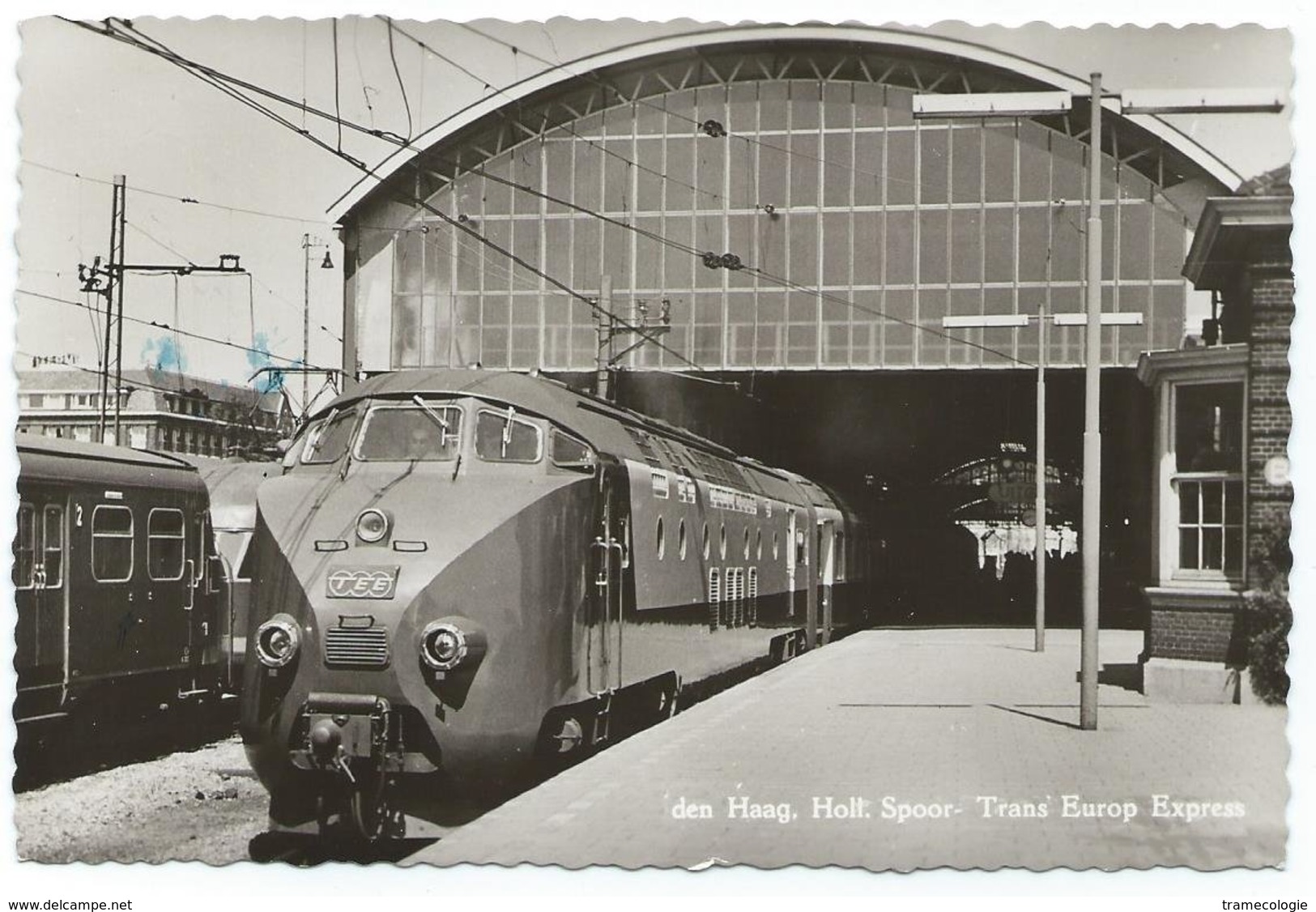 Den Haag Station Hollands Spoor HS Trans Europe Express TEE Gare Bahnhof Train Trein Spoorweg Railway Eisenbahn 1969 - Den Haag ('s-Gravenhage)