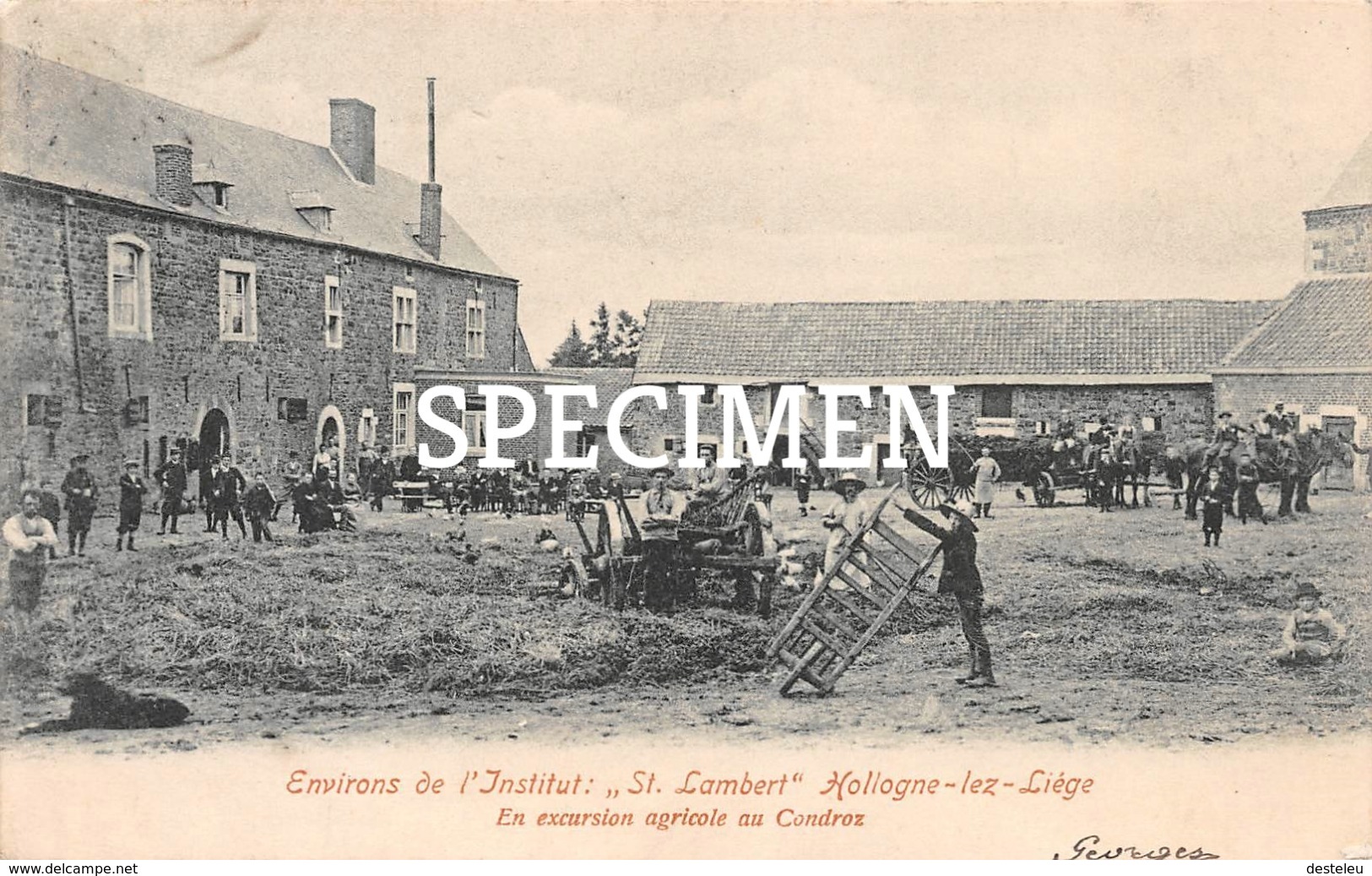 Environs De L'Institut St. Lambert - En Excursion Agricole Au Condroz - Grâce-Hollogne - Grâce-Hollogne