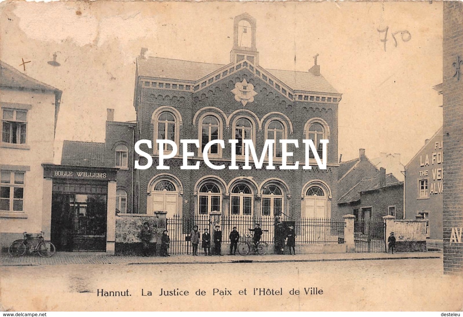 La Justice De Paix Et L-Hôtel De Ville - Hannut - Hannuit - Hannut