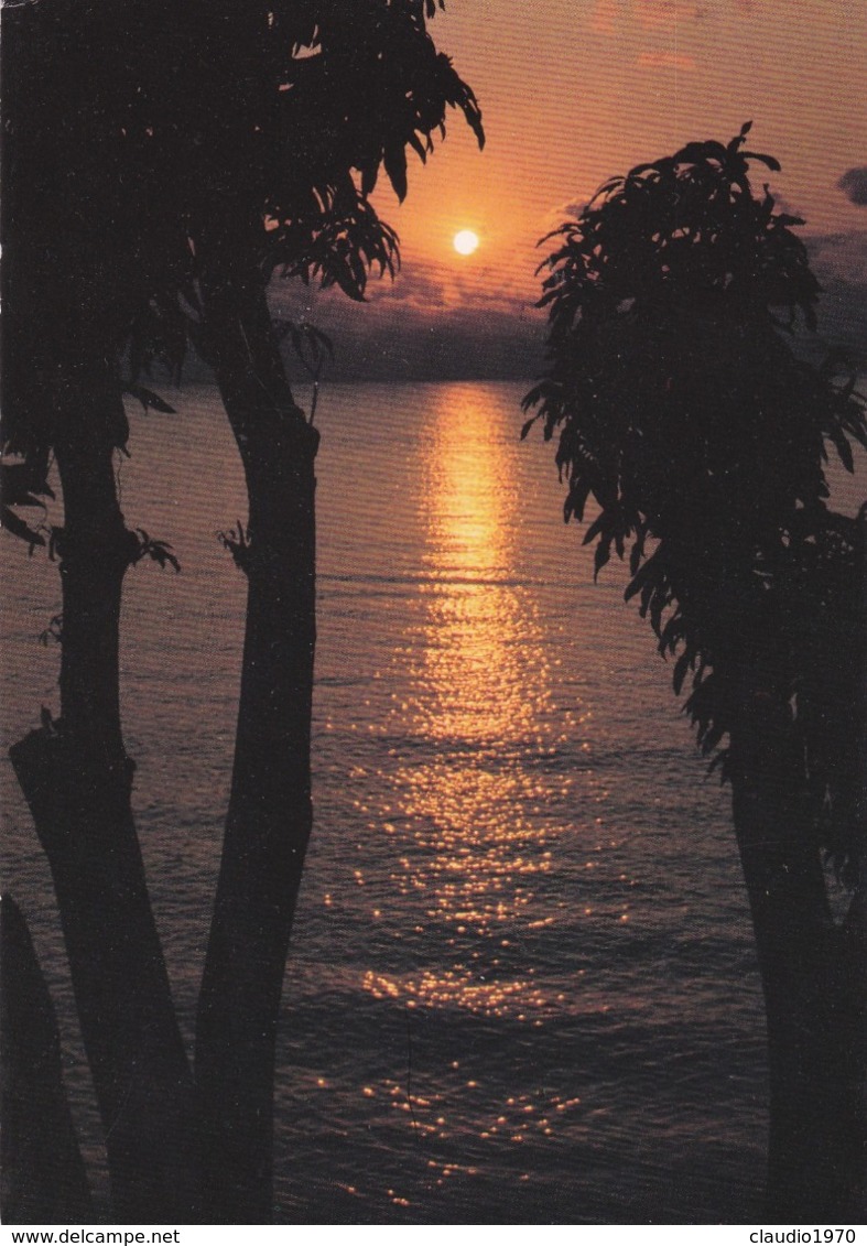 CARTOLINA - MALAWI - SUNSET ON NYASA LAKE - Malawi