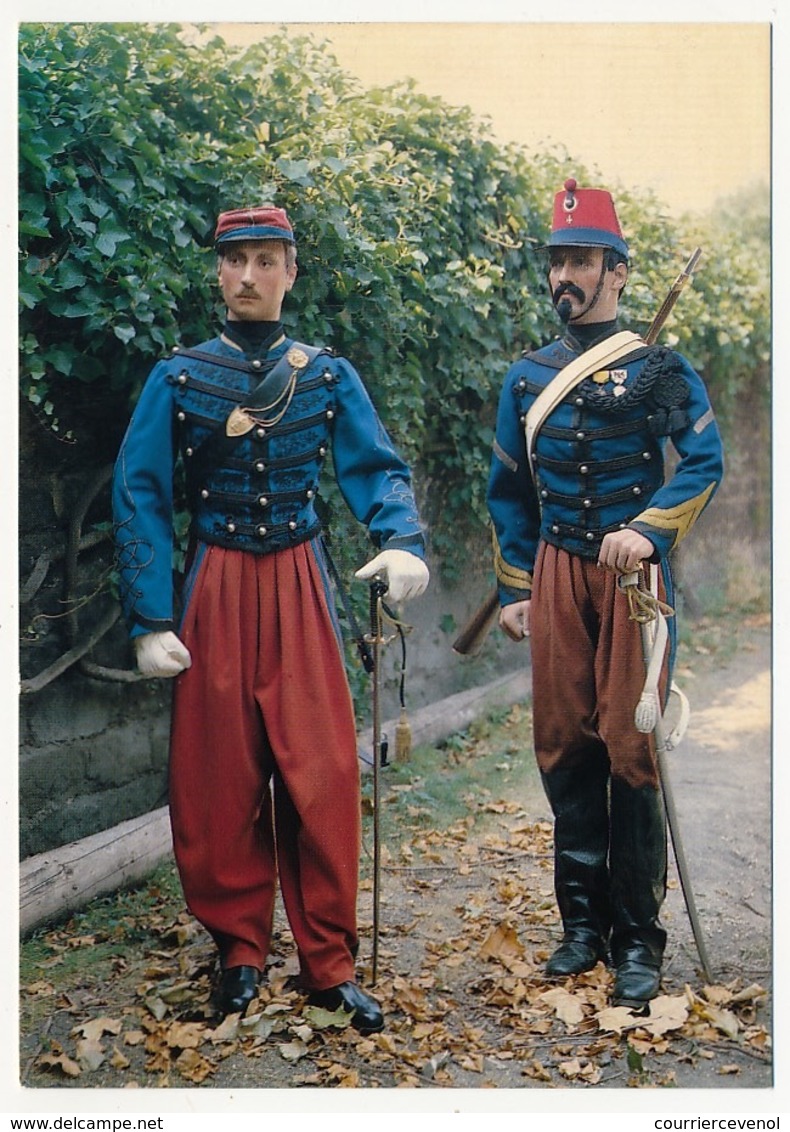 CPM - Sous-Lieutenant Du 3eme Régiment De Chasseurs D'Afrique 1860/70 - Brigadier-Fourrier Chasseurs D'Afrique 1867/70 - Uniforms