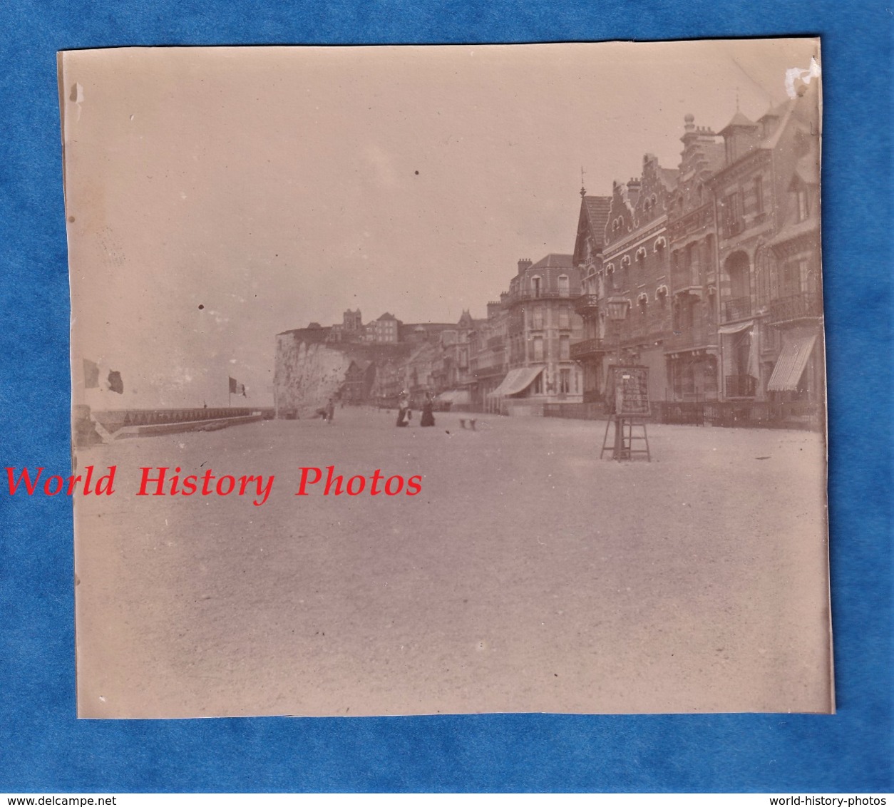 Photo Ancienne - MERS Les BAINS (Somme)- Vue Sur Les Villas - Vers 1900 - Le Tréport Architecture Histoire Patrimoine - Anciennes (Av. 1900)