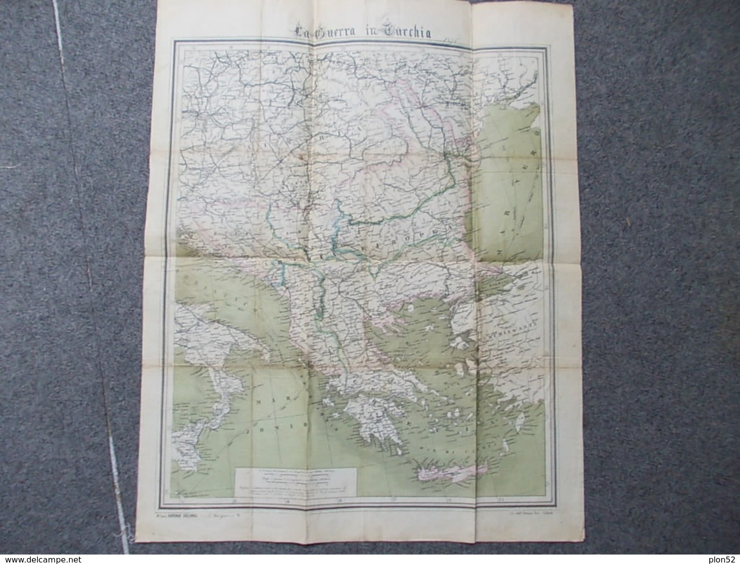 12664-CARTA "LA GUERRA IN TURCHIA" - 1876 - TELATA - Carte Geographique