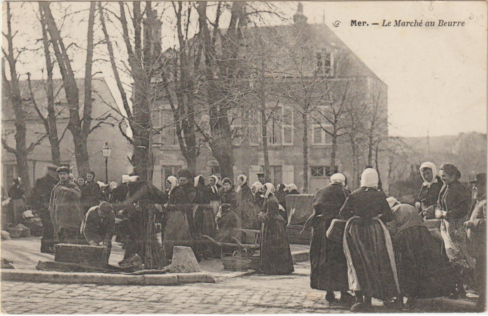 CPA  41  MER   MARCHE AU BEURRE - Mer