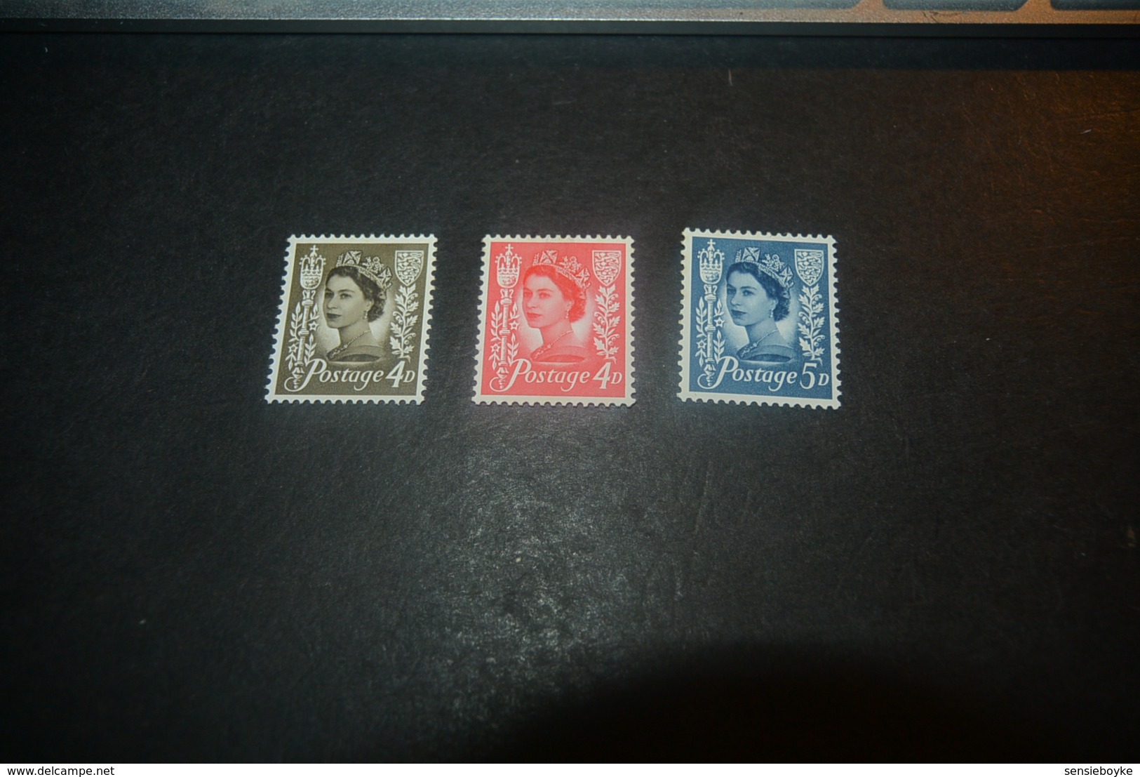 K23150 Stamps MNH Jersey 1968 -69 - SC. 4-6 - Royal Mace And Arms - Jersey