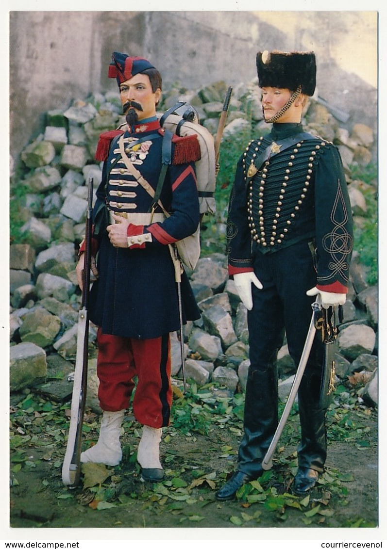 CPM - Caporal Des Grenadiers De La Garde Impériale 1870 - Lieutenant Du Régiment D'Artillerie à Cheval Garde Impériale - Uniformen