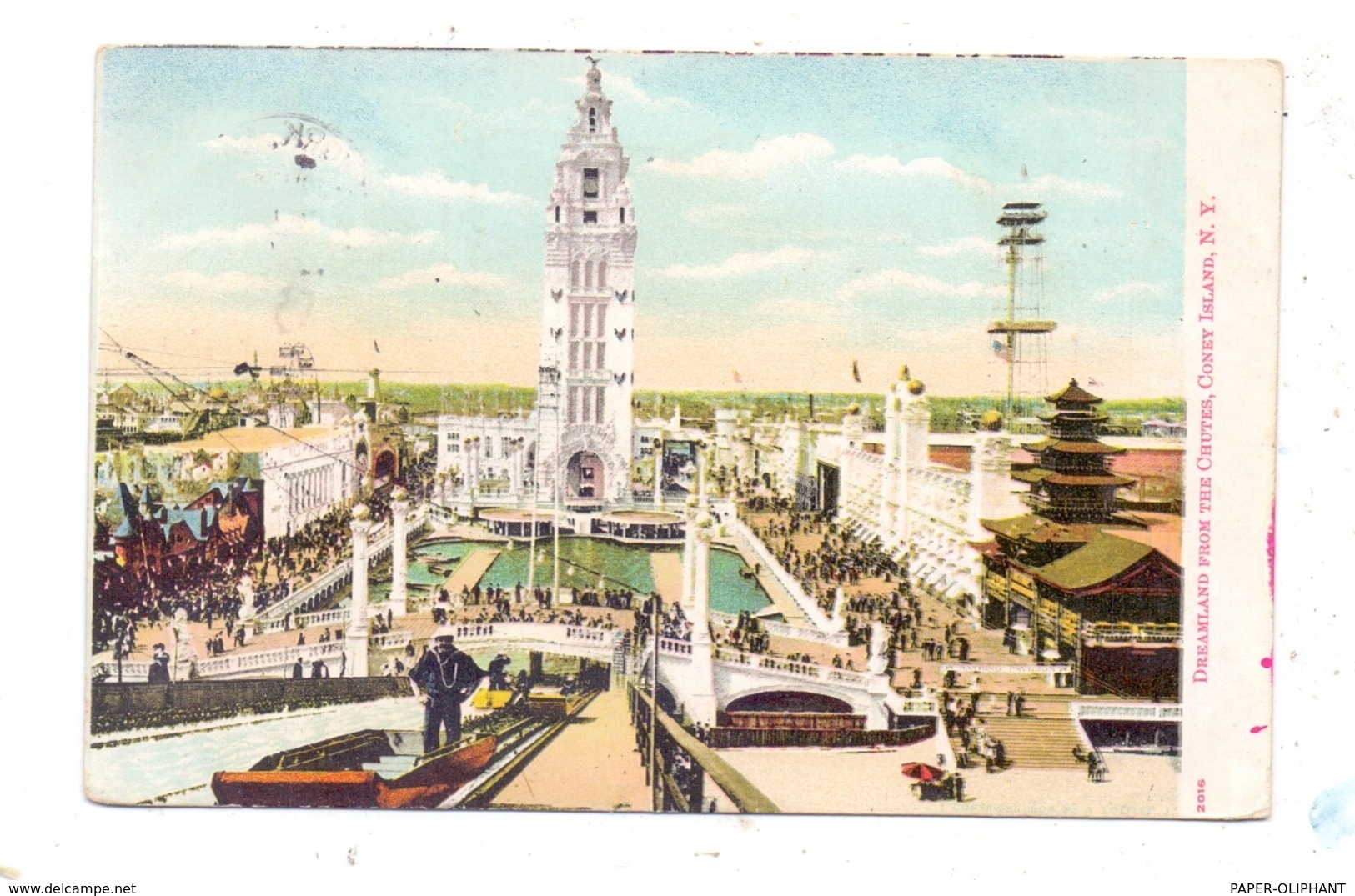 NEW YORK - BROOKLYN - CONEY ISLAND, Dreamland From The Chutes, 1908 - Brooklyn