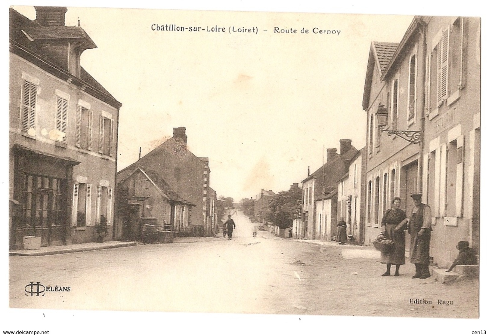 45 - CHÂTILLON-sur-LOIRE - Route De Cernoy - Chatillon Sur Loire