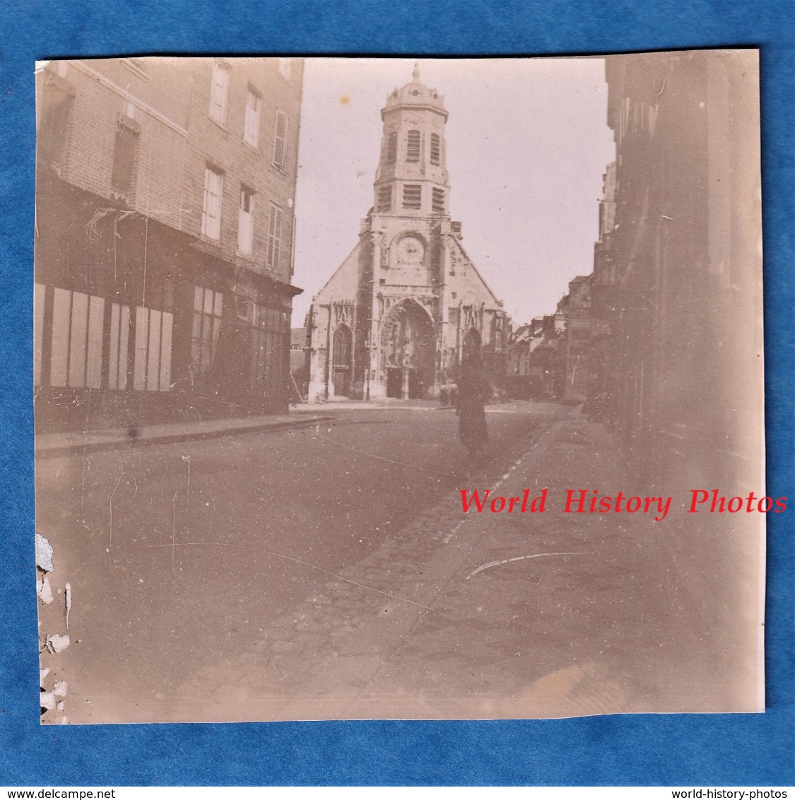 Photo Ancienne - HONFLEUR - Eglise Saint Léonard - Vers 1900 - Histoire Patrimoine Normandie Architecture - Anciennes (Av. 1900)