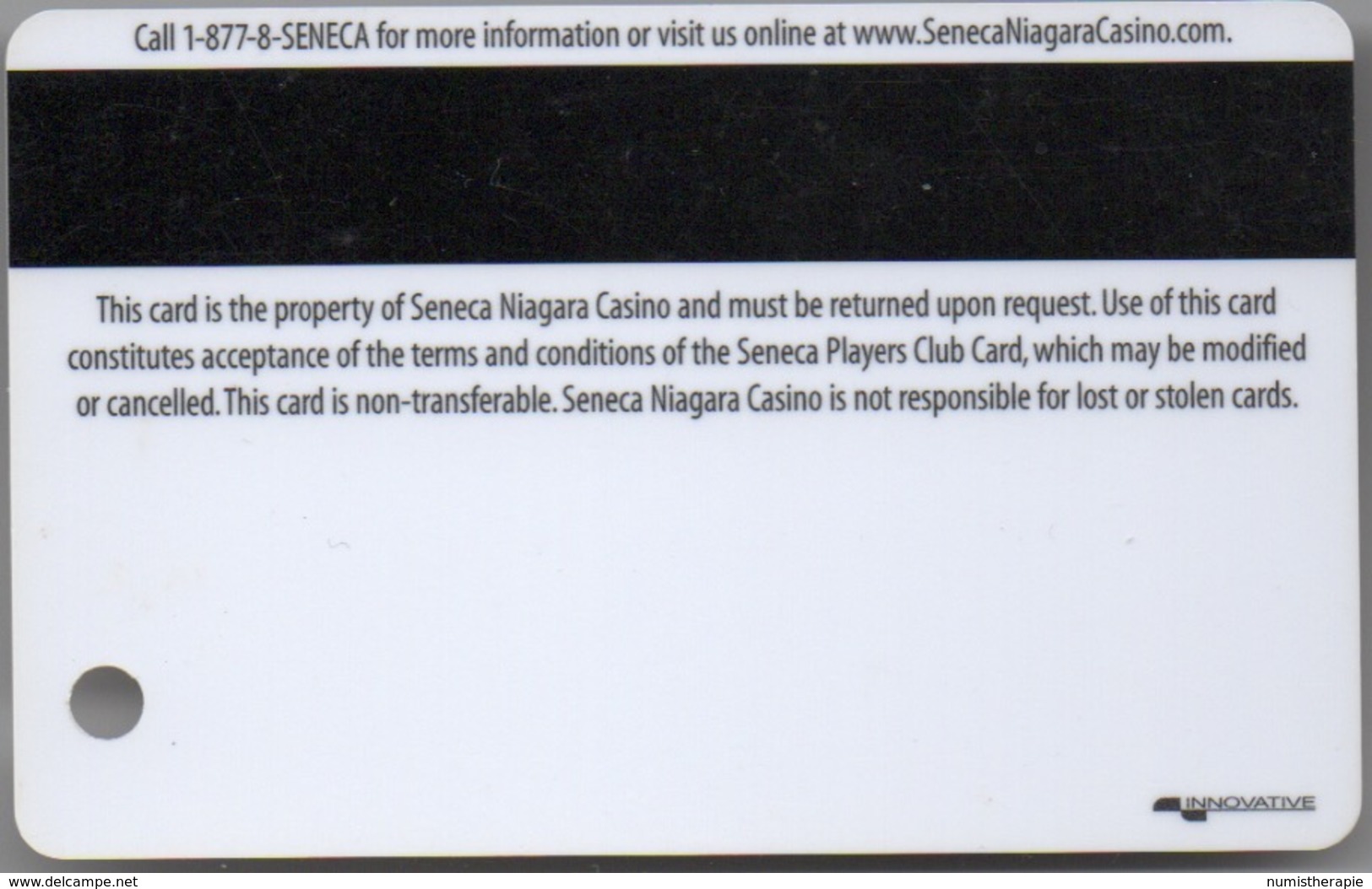 Seneca Niagara Casino : Players Club - Casinokarten
