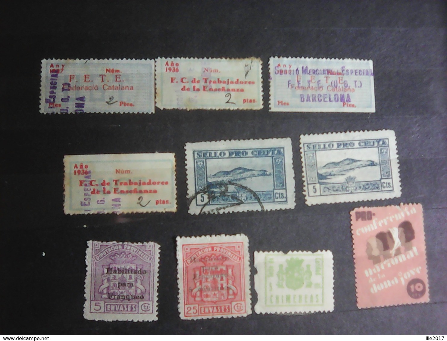 Local Stamps From Spain - Spanish Civil War Labels