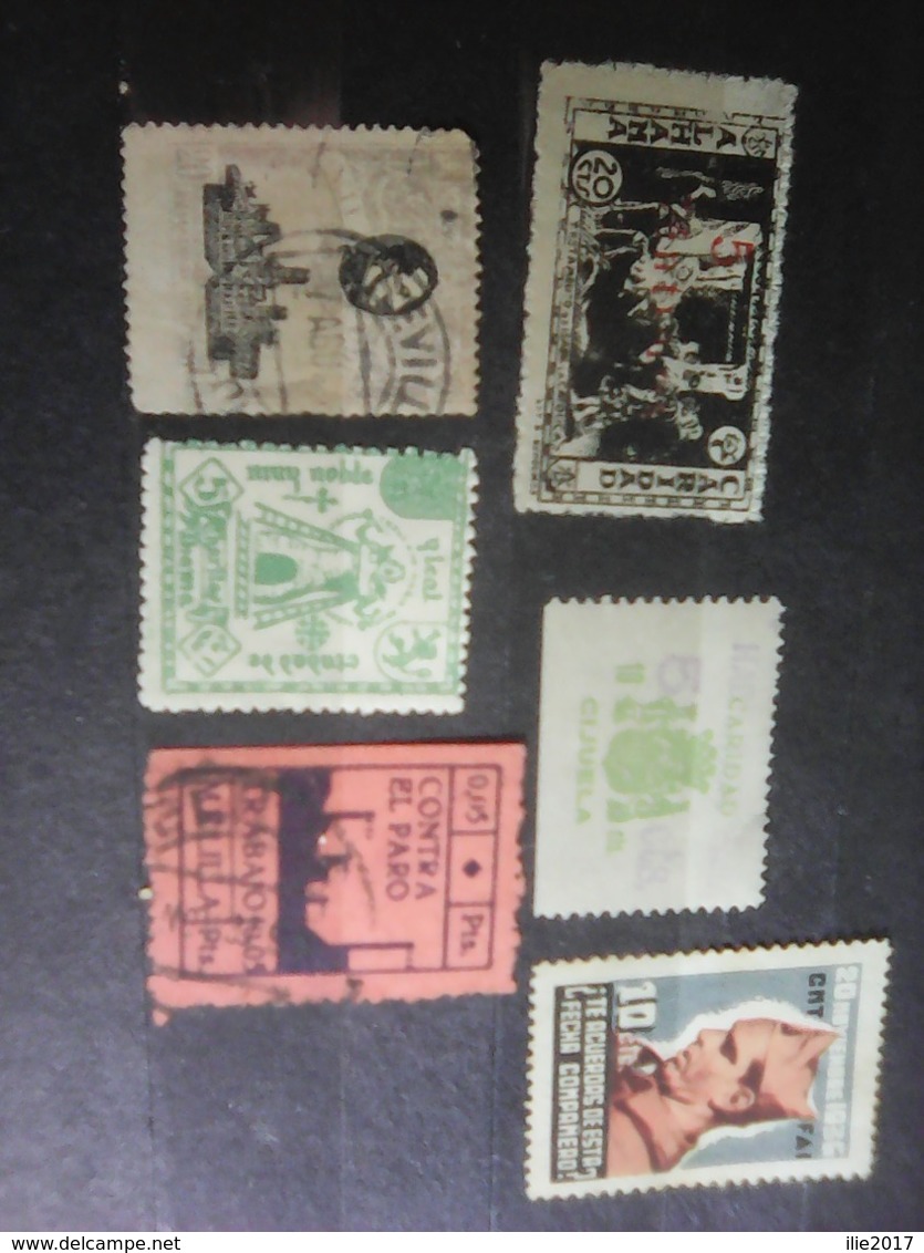 Local Stamps From Spain - Spanish Civil War Labels