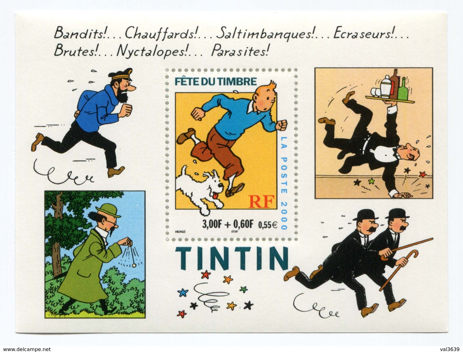 Bloc Feuillet YT BF28 2000 - Fête Du Timbre Tintin - Neuf - Nuevos