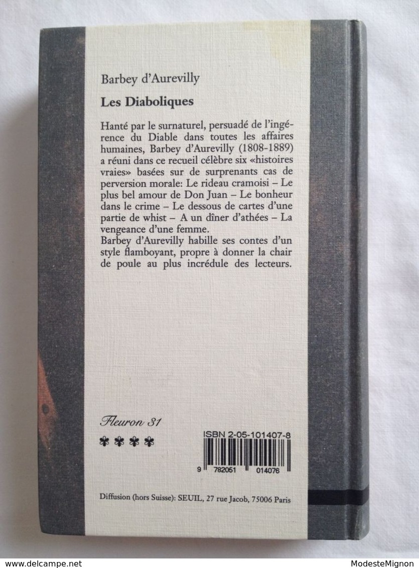 Les Diaboliques De Barbey D'Aurevilly. Eds Slatkine / Collection Fleuron - Auteurs Classiques