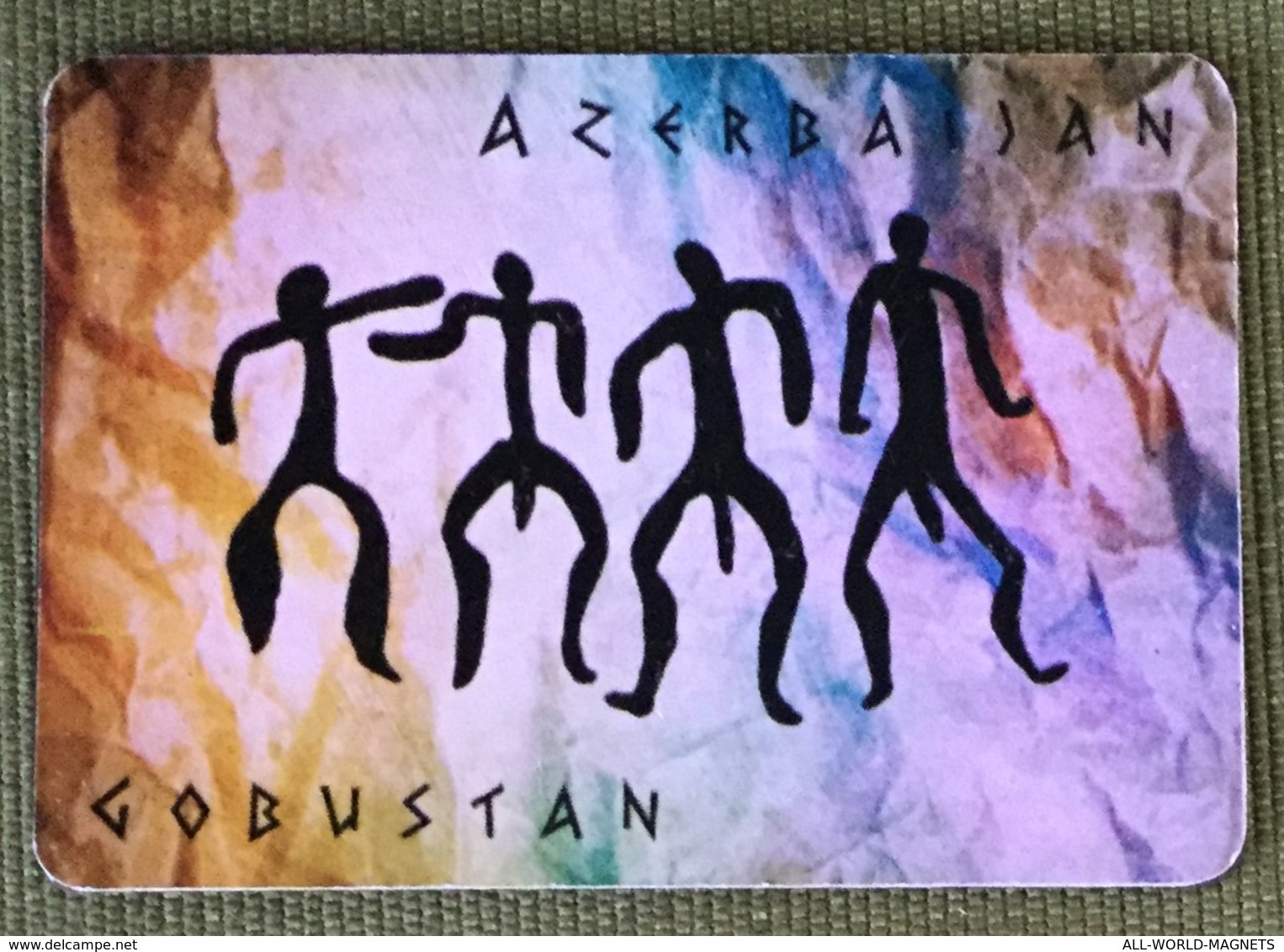 Stone Engraved Paintings Petroglyphs Gobustan Fridge Magnets Souvenir, Azerbaijan - Tourism
