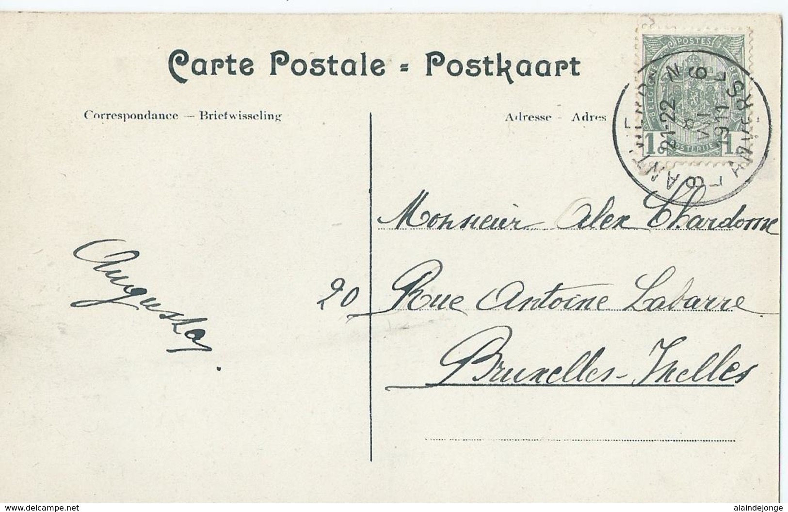 Antwerpen - Anvers - Vue De La Rade, Le Bateau De Passage à La Tête-de-Flandre - G. Hermans No 449 - 1911 - Antwerpen